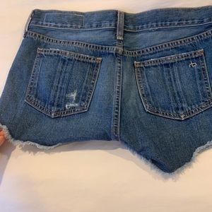 Rag and bone jean shorts size 25!!